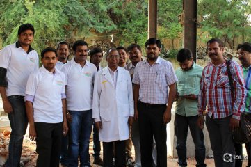 Yamaleela 2 Movie Team Swachh Bharath Program at Niloufer Hospital